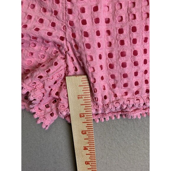 Lilly Pulitzer For Target Shorts Woman Small Eyelet Lined Pull On Beach Vacation - Picture 5 of 7